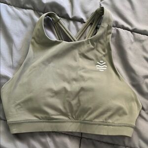 Women's Olive Sports Bra